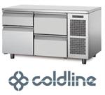 COLDLINE - MASTER - KØLEBORD MED 2 LÅGE